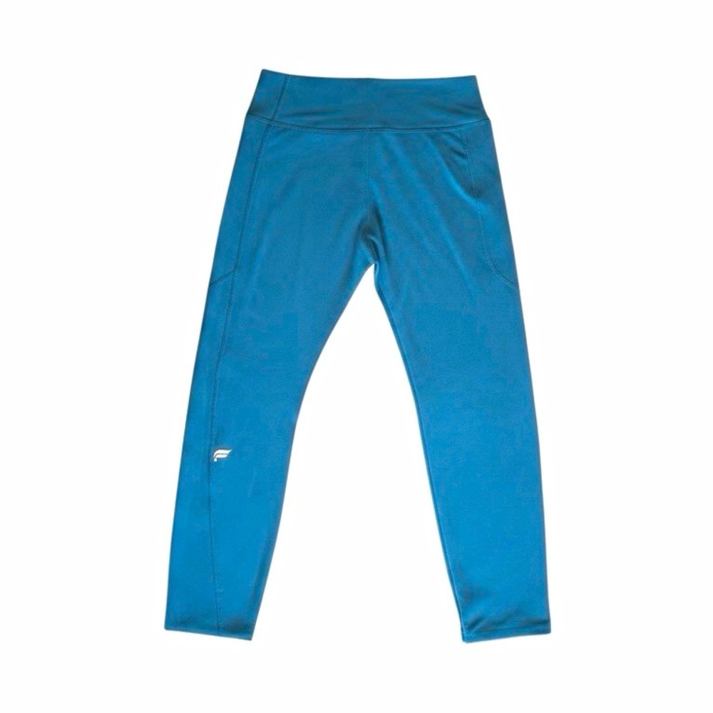 Fabletics PureLuxe Teal Pull-On Leggings Women's M Regular Athleisure Gym